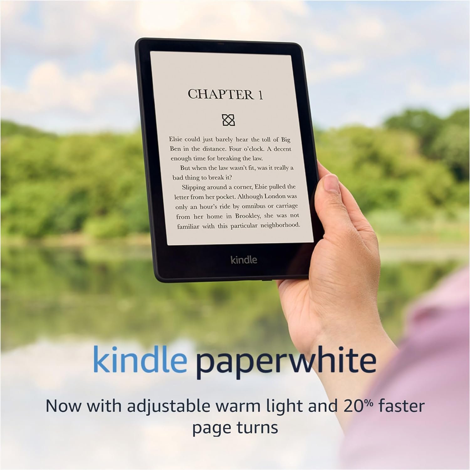 Amazon Kindle Paperwhite (16 GB) – Now with a larger display, adjustable warm light, increased battery life, and faster page turns